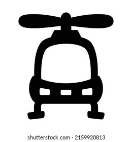 Helicopter icon, Copter icon vector illustration