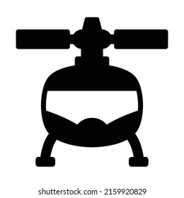 Helicopter icon, Copter icon vector illustration