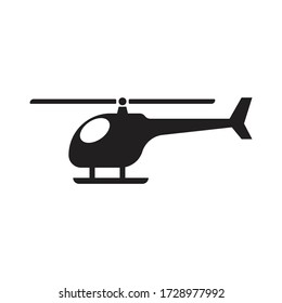 Helicopter icon design isolated on white background