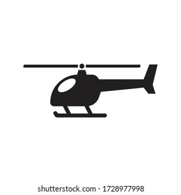 Helicopter icon design isolated on white background