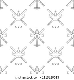 helicopter icon. Element of army icon for mobile concept and web apps. Pattern repeat seamless helicopter icon. Can be used for web and mobile. Premium icon on white background