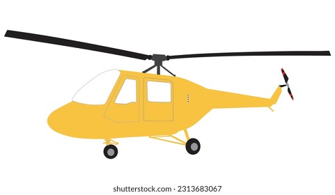 Helicopter icon flying sketch flat sketch