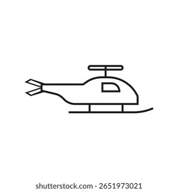 helicopter icon illustration element design