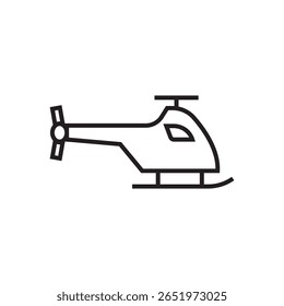 helicopter icon illustration element design