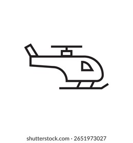 helicopter icon illustration element design