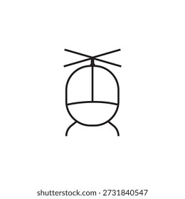 Icono de helicóptero Ilustración Elemento Diseño