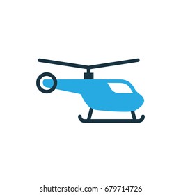 helicopter icon illustration isolated vector sign symbol
