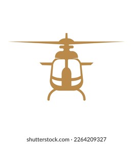 Helicopter icon logo design illustration