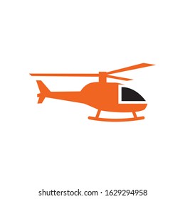 Helicopter icon logo design vector illustration template