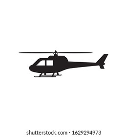 Helicopter icon logo design vector illustration template