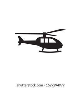 Helicopter icon logo design vector illustration template