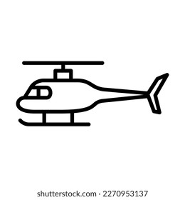 Helicopter Icon Logo Design Vector Template Illustration Sign And Symbol Pixels Perfect