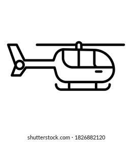helicopter icon .helicopter  logo . an illustration of helicopter. Perfect for website, UI, UX. Perfect use for web, pattern, design, etc