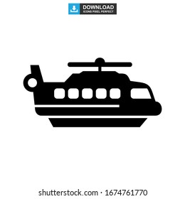 helicopter icon or logo isolated sign symbol vector illustration - high quality black style vector icons
