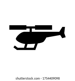 helicopter  icon or logo isolated sign symbol vector illustration - high quality black style vector icons
