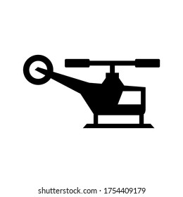 helicopter  icon or logo isolated sign symbol vector illustration - high quality black style vector icons

