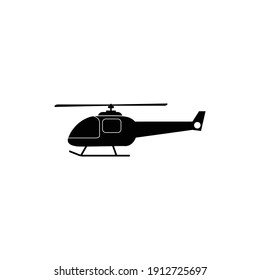 helicopter icon or logo isolated sign symbol vector illustration - high quality black style vector icons