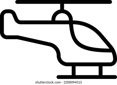 Hubschrauber-Symbol, -Logo oder -Symbol