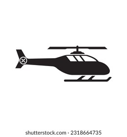 Helicopter icon logo vector illustration template design.