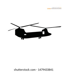 helicopter icon on white background.vector illustration.