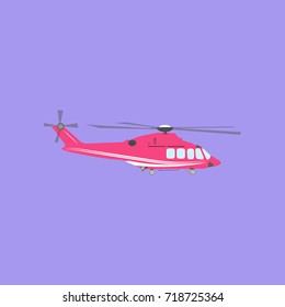 helicopter icon red