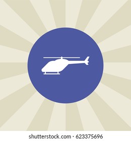 helicopter icon. sign design. background