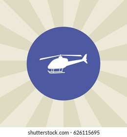 helicopter icon. sign design. background