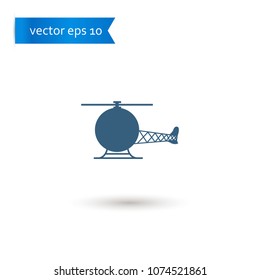 helicopter. helicopter icon. sign design. Vector EPS 10.