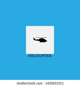 helicopter icon sign signifier vector