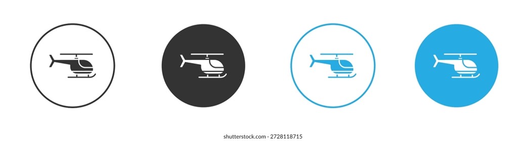 Symbol für Hubschrauber. einfache Illustration Grafik doodle schwarz Design