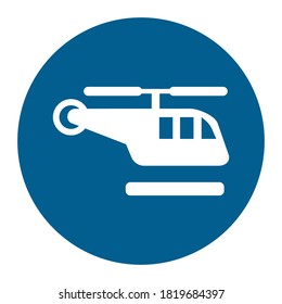 helicopter icon symbol sign. ESP10