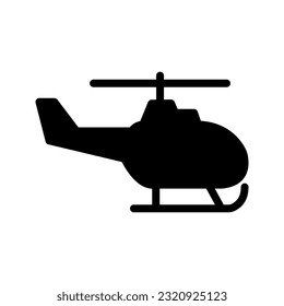 icono de helicóptero, color de símbolo de línea delgada editable