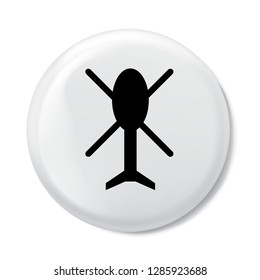 Helicopter icon in trendy flat style isolated on white background. Symbol for your web site design, logo, app, UI. Vector illustration, EPS - Vector
