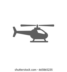 Helicopter icon in trendy flat style isolated on white background. Symbol for your web site design, logo, app, UI. Vector illustration, EPS