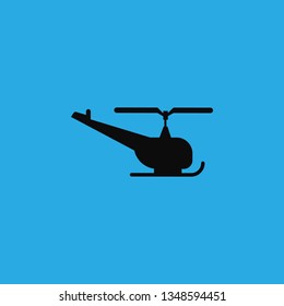 helicopter icon vector