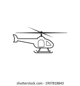 Helicopter icon vector design illustration.