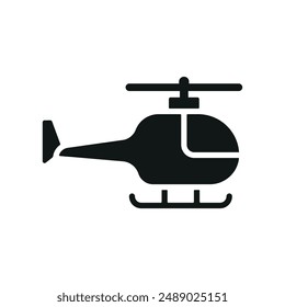Helicopter icon vector design templates simple and modern concept