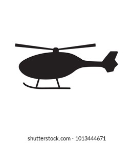 helicopter icon- vector illustration