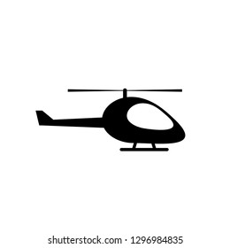 helicopter icon, vector illustration