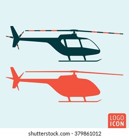 Helicopter icon. Vector illustration