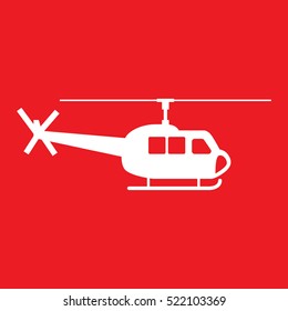 helicopter Icon Vector Illustration