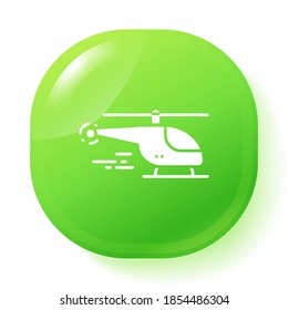 Icono de helicóptero. Ilustración del vector EPS 10.