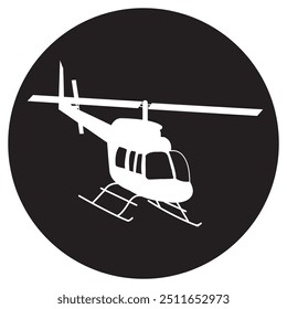helicopter icon vector illustration simple design