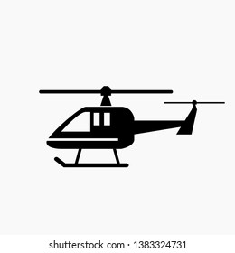 helicopter icon vector isolated symbol