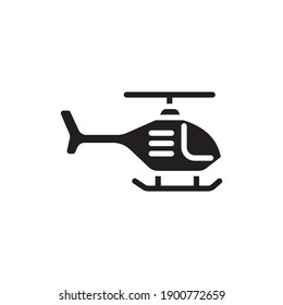 helicopter icon in vector. Logotype