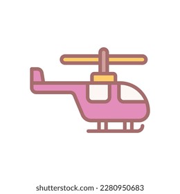 icono del helicóptero para tu diseño de sitio web, logotipo, aplicación, interfaz de usuario.