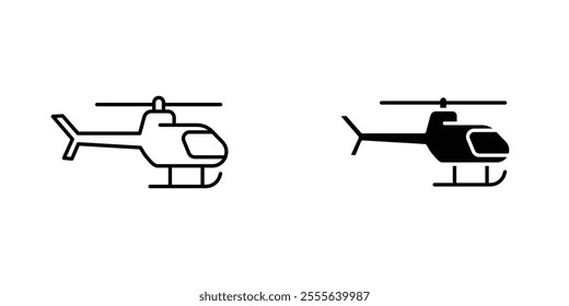 Helicopter icons for app and websites.