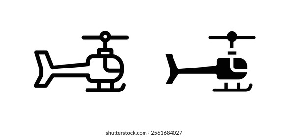 Helicopter icons for web ui designs