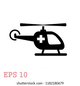 helicopter icon,vector illustration