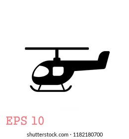 helicopter icon,vector illustration